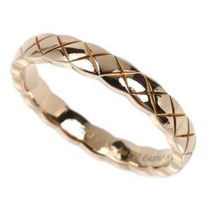 CHANEL 18KPG Pink Gold Coco Crush Mini Ring J11785 54 4.0g Women's
